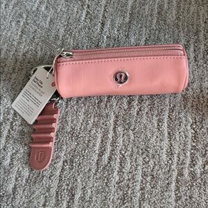 LAST ONE Lululemon Easy Clip Nano golf tee pouch - blush pink